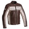 Jones Leather Jacket Brown/White