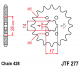 JTF 277-13 Honda/Aprilia/Derbi JTF 277-13 Honda/Aprilia/Derbi