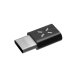 Redukce MicroUSB / USB-C 2.0 black