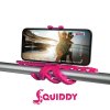 Flexibilní držák s přísavkami Squiddy 6,2" pink
