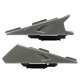 Boční kryty rámu BMW R1200 GS (13-18) Boční kryty rámu BMW R1200 GS (13-18)