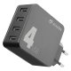 USB nabíječka Multipower 4 black USB nabíječka Multipower 4 black