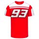 Triko Marc Marquez 93 red/white 2018