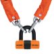 Řetězový zámek Heavy Duty orange 150cm