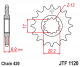 JTF 1120-12 Aprilia/Betamotor/CPI/Fantic/Generic/Malaguti/MBK/Motor Hispania/Peugeot/Rieju/Yamaha JTF 1120-12 Aprilia/Betamotor/CPI/Fantic/Generic/Malaguti/MBK/Motor Hispania/Peugeot/Rieju/Yamaha