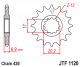 JTF 1120-12 Aprilia/Betamotor/CPI/Fantic/Generic/Malaguti/MBK/Motor Hispania/Peugeot/Rieju/Yamaha