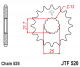 JTF 520-16 Kawasaki/Suzuki/Yamaha/Cagiva/Triumph/Hyosung