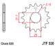 JTF 520-14RB Kawasaki/Suzuki/Yamaha/Cagiva/Triumph/Hyosung JTF 520-14RB Kawasaki/Suzuki/Yamaha/Cagiva/Triumph/Hyosung