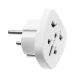 World to EU Adapter white World to EU Adapter white