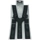 Kšandy Suspenders Black