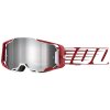 Armega Oversized Deep Red - silver lens Armega Oversized Deep Red - silver lens