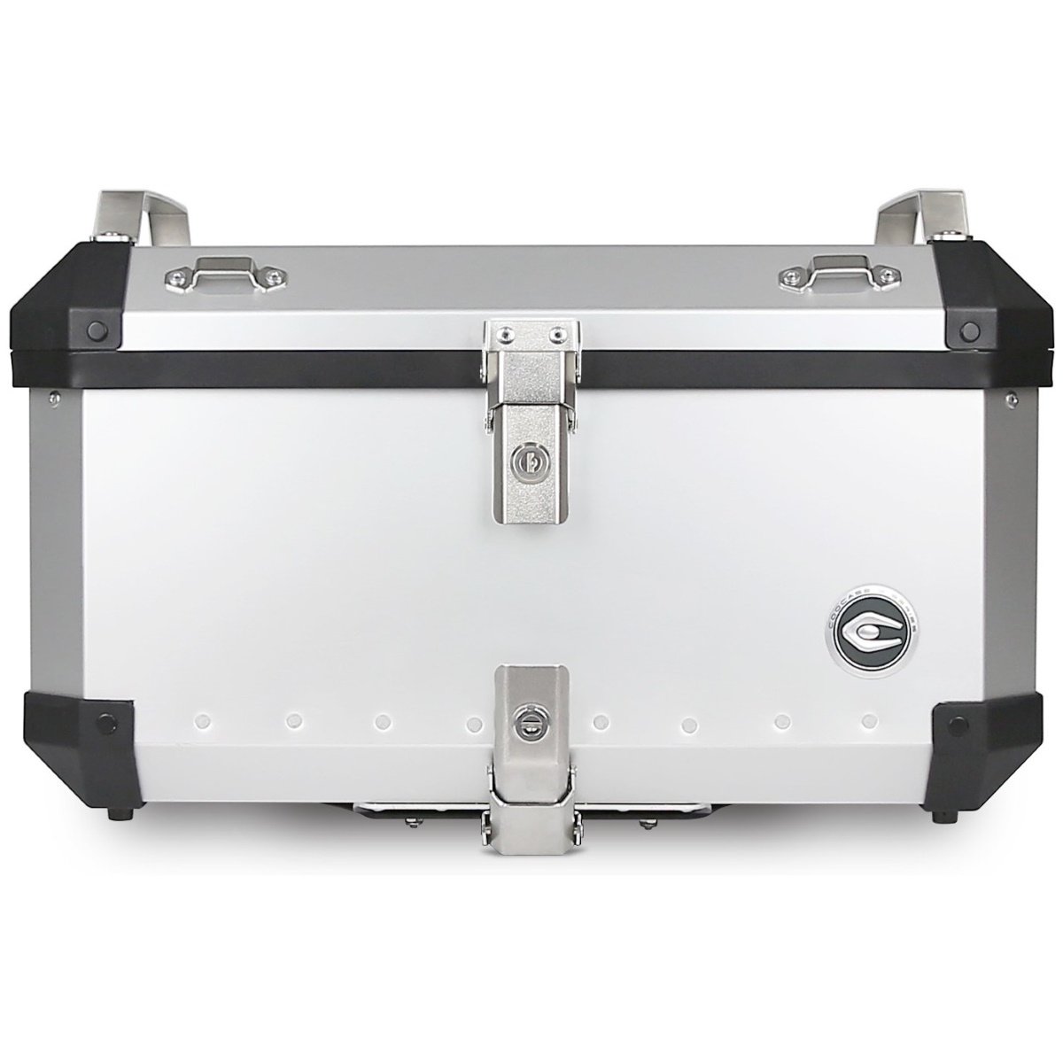 Vrchní hliníkový kufr Coocase X3 Aluminium Silver