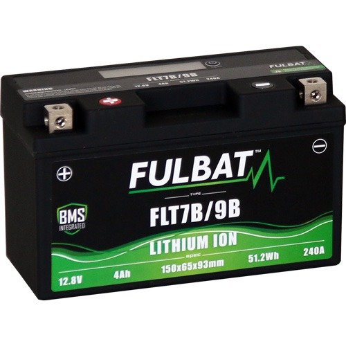 Lithiová moto baterie Fulbat FLT7B/9B (12,8V/4Ah-240A)