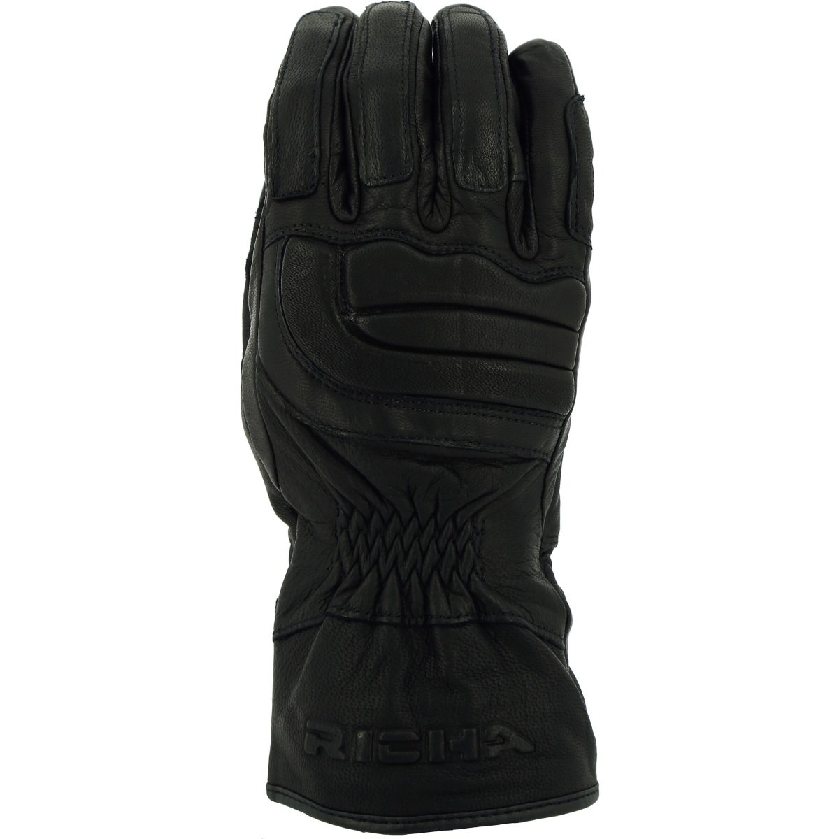 Pánske kožené moto rukavice RICHA Mid Season (čierne) XS